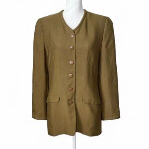 90s Vintage Giorgio Armani Olive Blazer